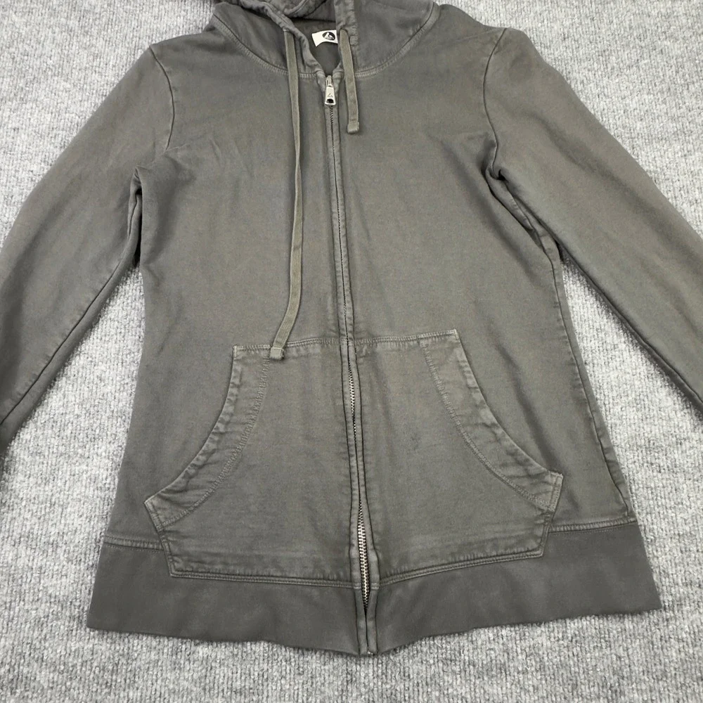 American Giant Hoodie Sweatshirt XS Gray Zip‎ Athleisure Normcore Grunge Workout - Picture 4 of 13